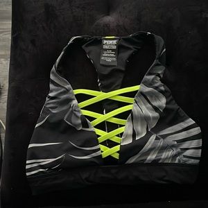 Pink Victoria’s Secret sport bra